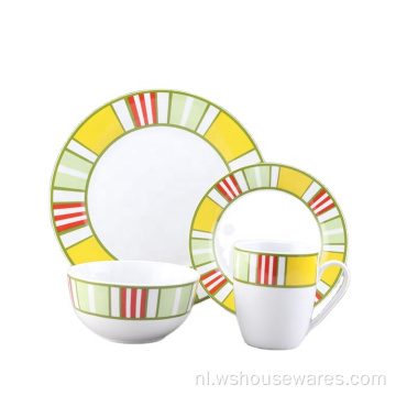 Groothandel keramische diner sets diner set